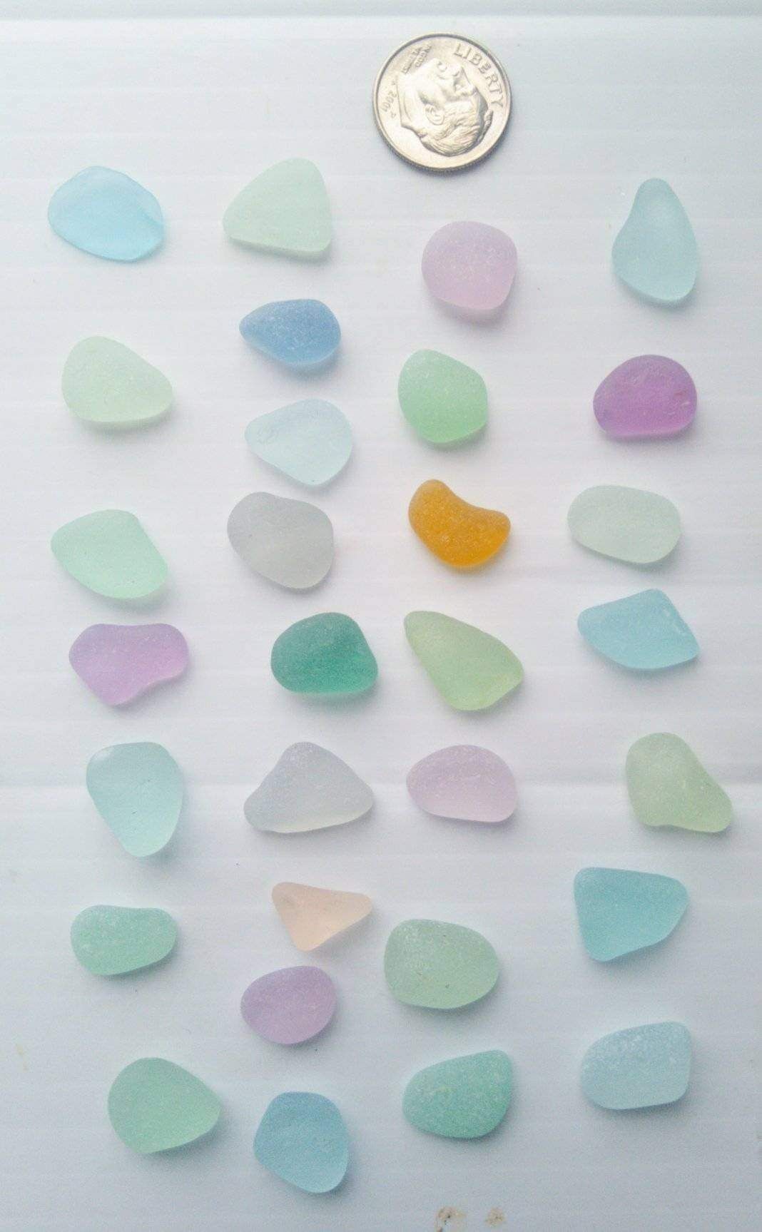 Sea glass from New England