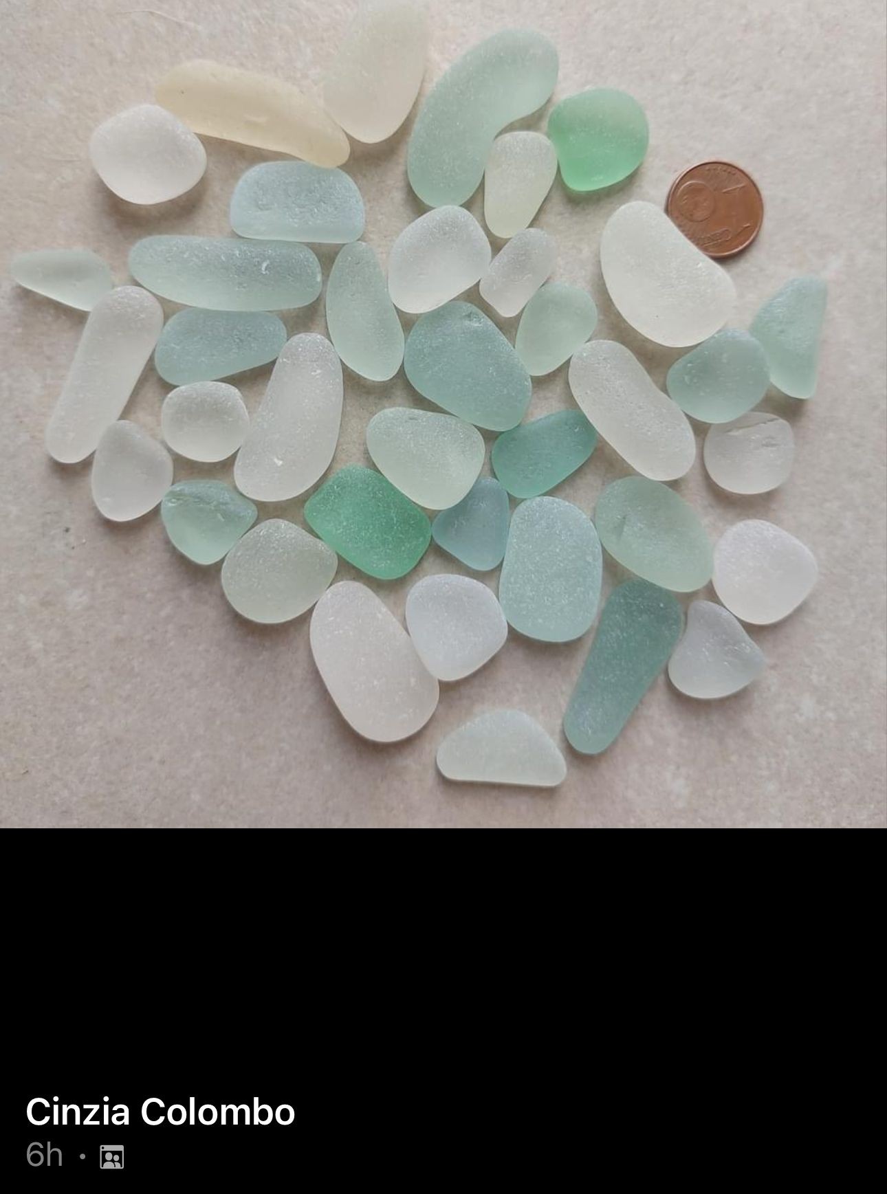 Sea glass from Italy